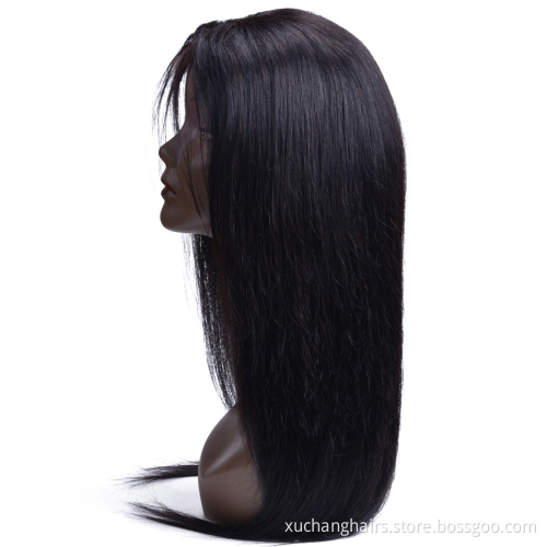 Cheap Price Raw Indian Hair Directly From India Natural Straight 4*4 Lace Closure Wigs Original Human Hair Wig For Black Women